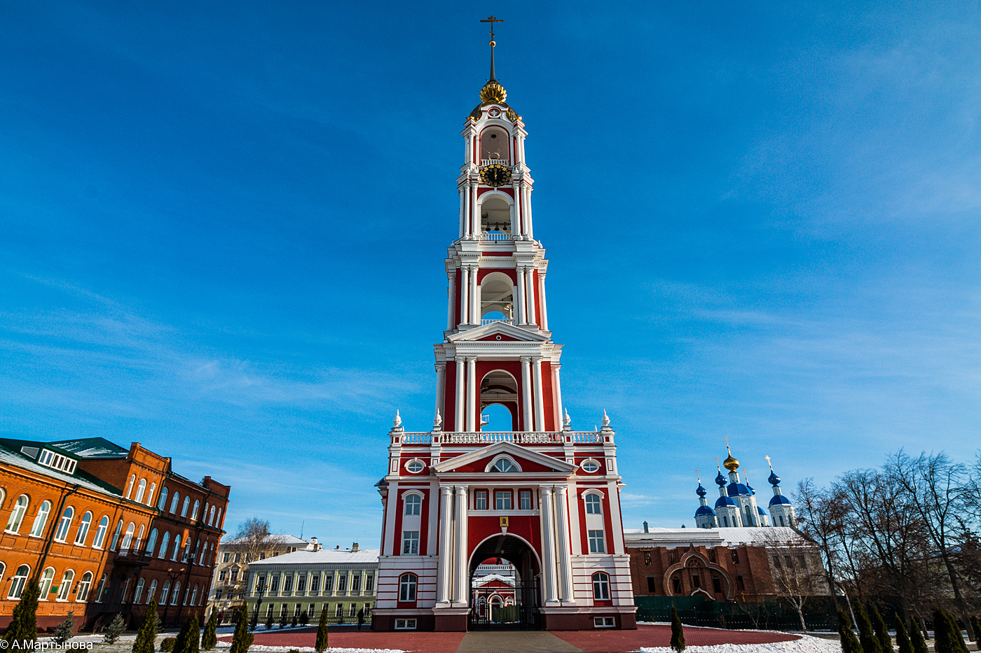 Колокольня Казанского мужского монастыря в Тамбов